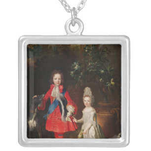 Prince James Francis Edward Stuart Silver Plated Necklace