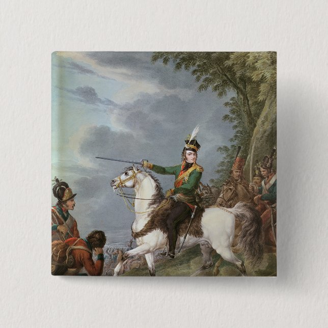 Prince Jozef Antoni Poniatowski  1809-13 Pinback Button (Front)