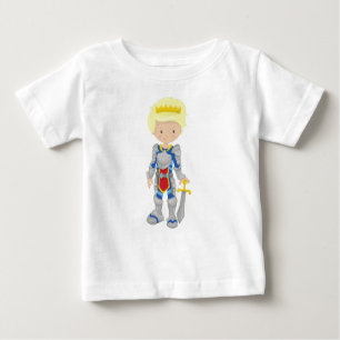 Prince, King, Knight, Crown, Sword, Blond Hair Baby T-Shirt