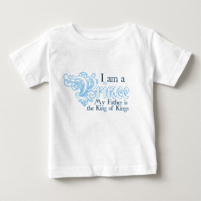 Prince King of Kings long sleeved baby boy tee (Front)