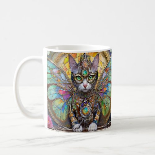 Prince Kitty Cat of the Butterfly Wing Brigade Coffee Mug