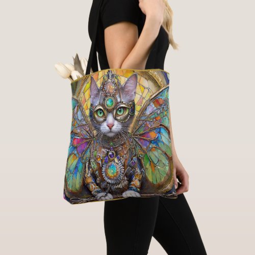Prince Kitty Cat of the Butterfly Wing Brigade Tote Bag