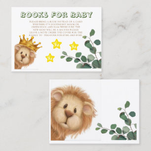 Prince Lion Golden Crown Books for Baby Enclosure Business Card