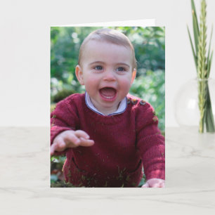 Prince Louis celebrates 1st birthday Card