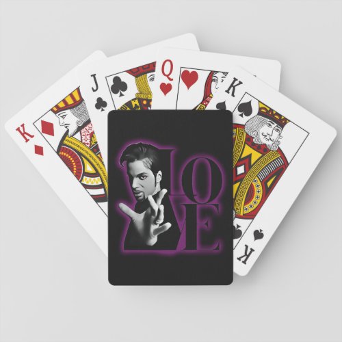 Prince Love Purple Glow Poker Cards
