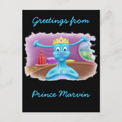 Prince Marvin at Britas Shop Postcard