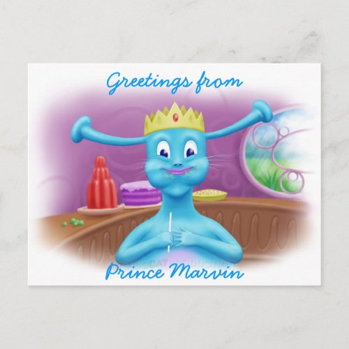 Prince Marvin at Britas Shop Postcard