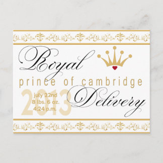 Prince of Cambridge Souvenir Post Card