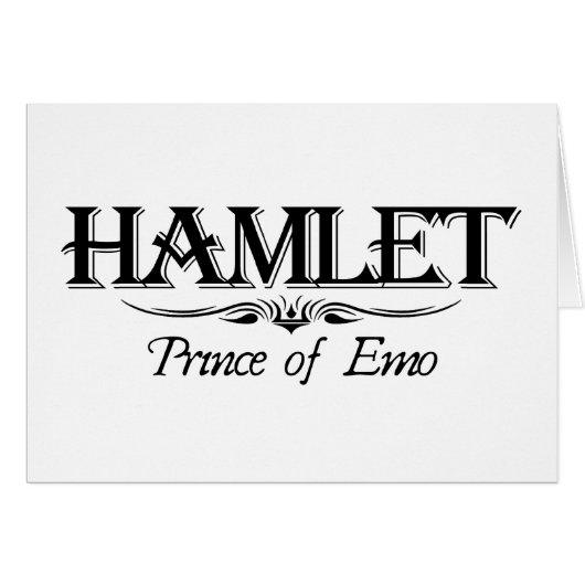 Prince Of Emo Cards (Front Horizontal)