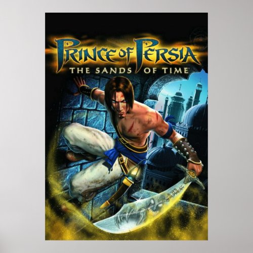 Prince of Persia The Sands of Time Game Title Poster