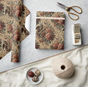 Prince of Pranks – Gothic Floral Wrapping Paper