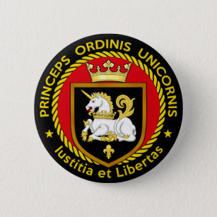 Prince of the Order of the Unicorn Button