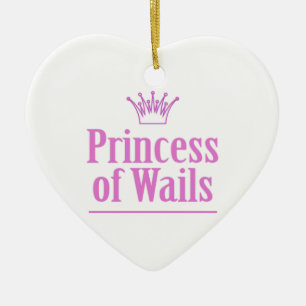 Prince of Wails / Princess of Wails v2 Ceramic Ornament