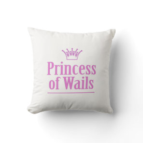 Prince of Wails / Princess of Wails v2 Throw Pillow