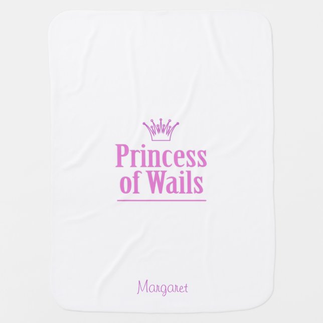 Prince of Wails / Princess of Wails (Wales) Baby Blanket (Front)