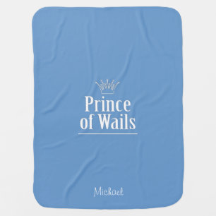 Prince of Wails / Princess of Wails (Wales) Receiving Blanket