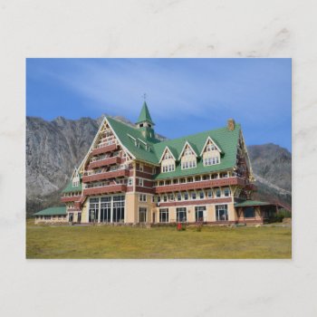 Prince Of Wales Hotel Waterton Lakes National Park Postcard by catherinesherman at Zazzle