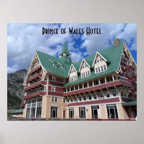 Prince of Wales Hotel_ Waterton Lakes Poster