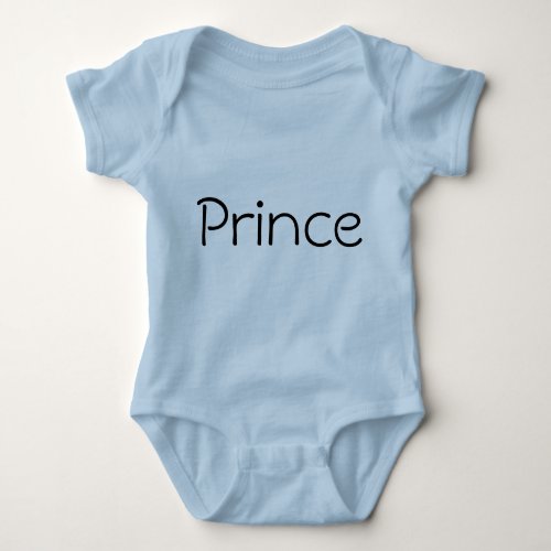 Prince Onsie Baby Bodysuit