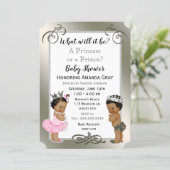 Prince or Princess Baby Shower Invitation (Standing Front)