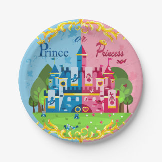 Prince or Princess Gender Reveal 9" Plates