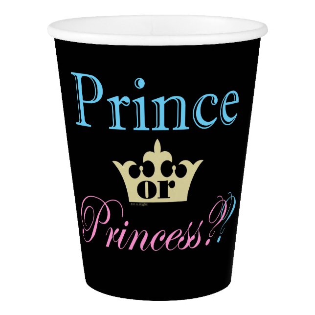 Prince or Princess? Paper Cup (Front)