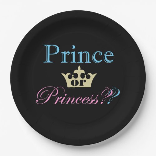 Prince or Princess Paper Plates