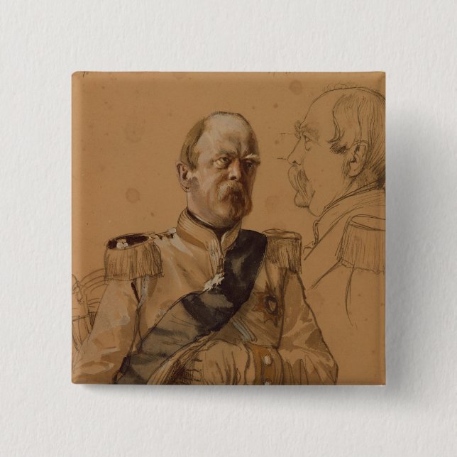 Prince Otto von Bismarck Button (Front)