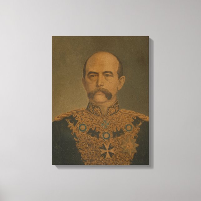 Prince Otto von Bismarck in Diplomat's Uniform Canvas Print (Front)