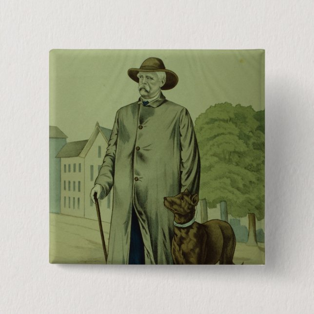 Prince Otto von Bismarck in Friedrichsruh Pinback Button (Front)