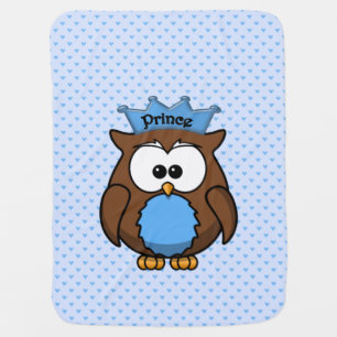 prince owl baby blanket