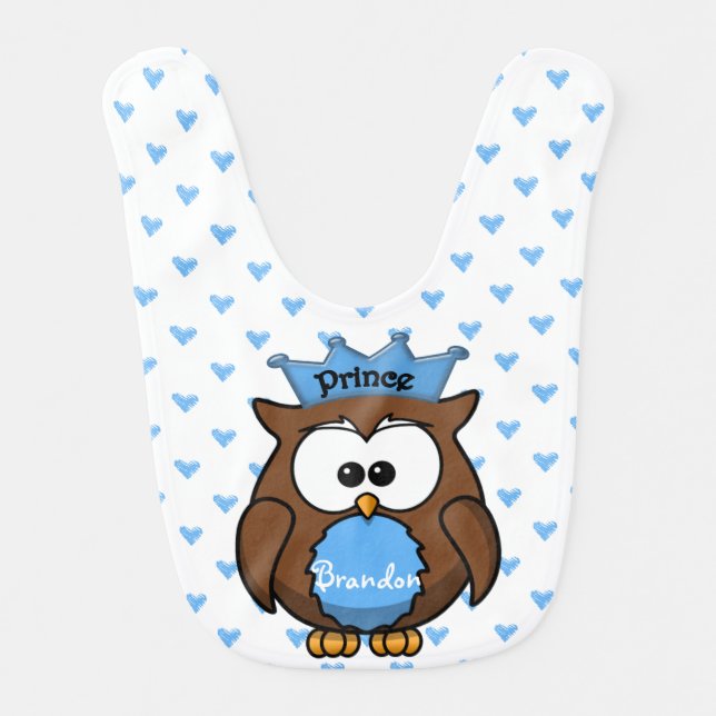 prince owl bib (Front)