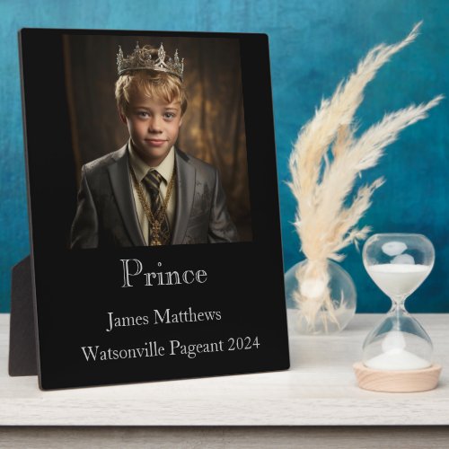 Prince Pageant Plaque