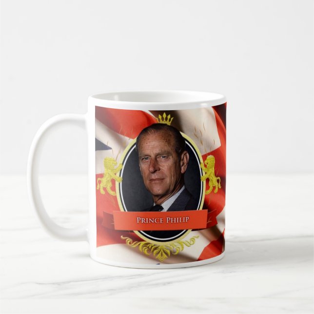 Prince Philip Historical Mug (Left)