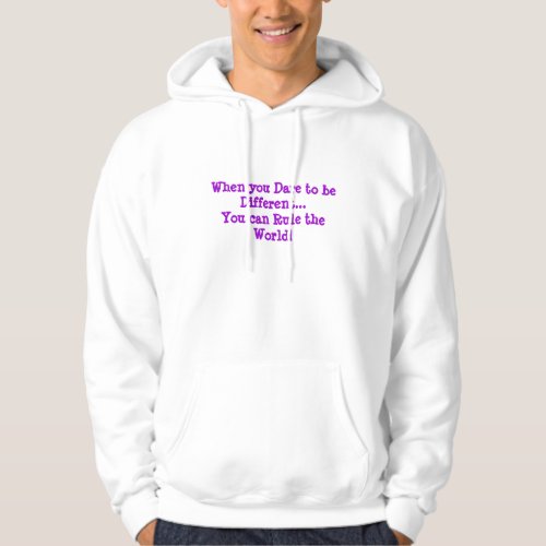 Prince Poppycock _ Dare to Be Different Hoodie