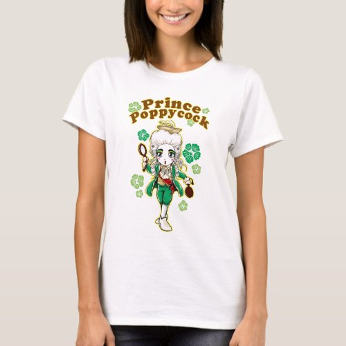 Prince Poppycock Figaro Chibi BabyDoll T_shirt