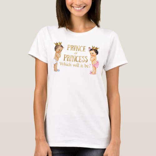Prince Princess Gender Reveal T_Shirt