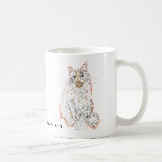 Prince Robin Cat Collage mug (Right)
