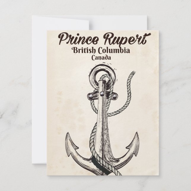 Prince Rupert, British Columbia Nautical poster (Front)