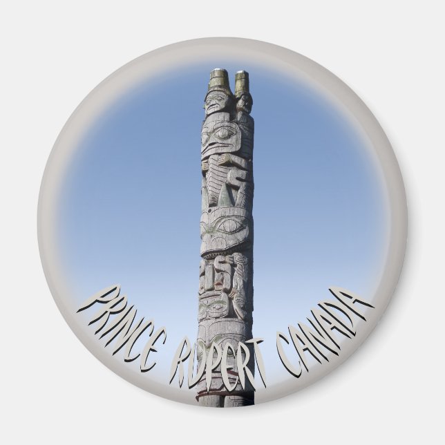 Prince Rupert Magnet Personalized BC Souvenirs (Front)
