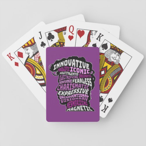 Prince Silhouette Playing Cards
