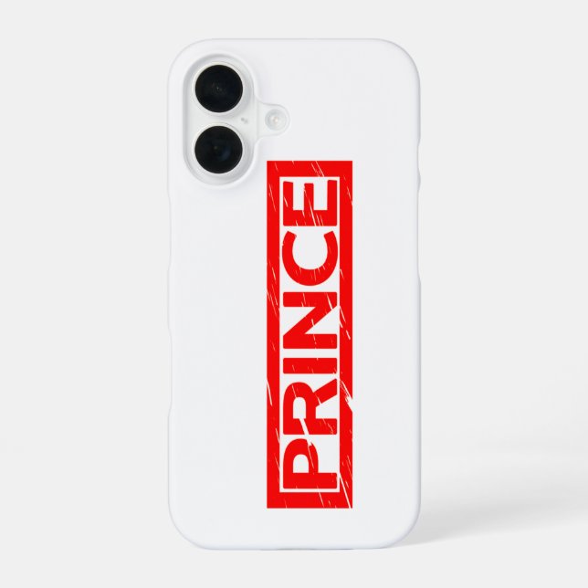 Prince Stamp Iphone Case (Back)