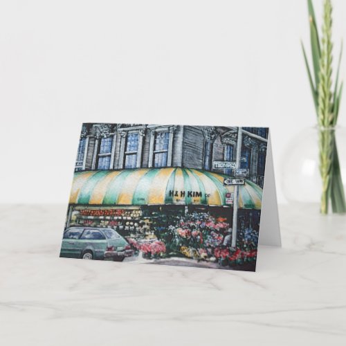 Prince Street Corner Greeting Card