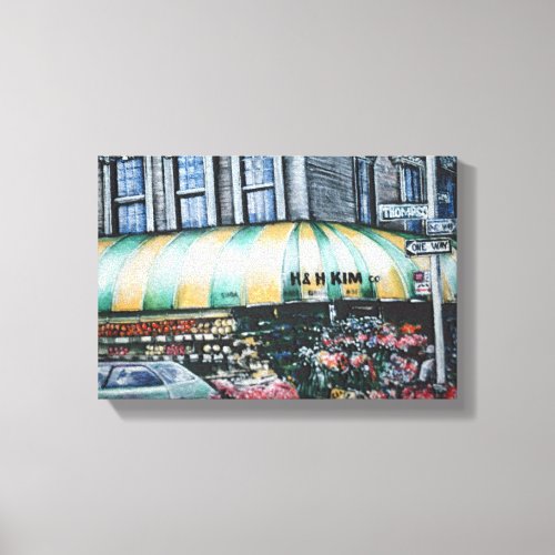 Prince Street Corner New York City Canvas Print
