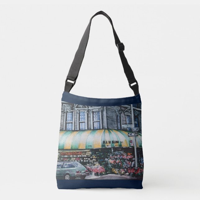 Prince Street Corner, New York City Crossbody Bag (Front)