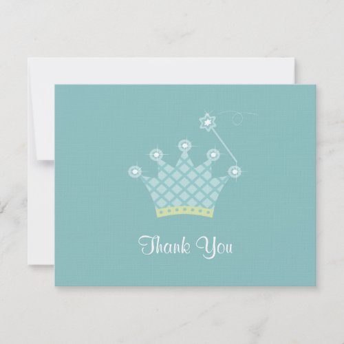 Prince Thank You Note Custom Announcement