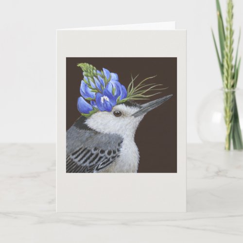 Prince the nuthatch card