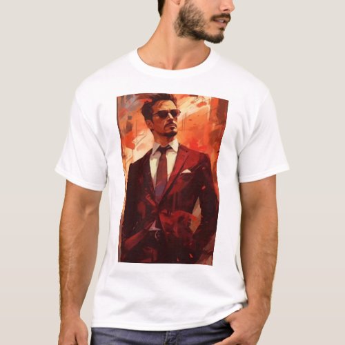 PRINCE Tony Stark T_Shirt