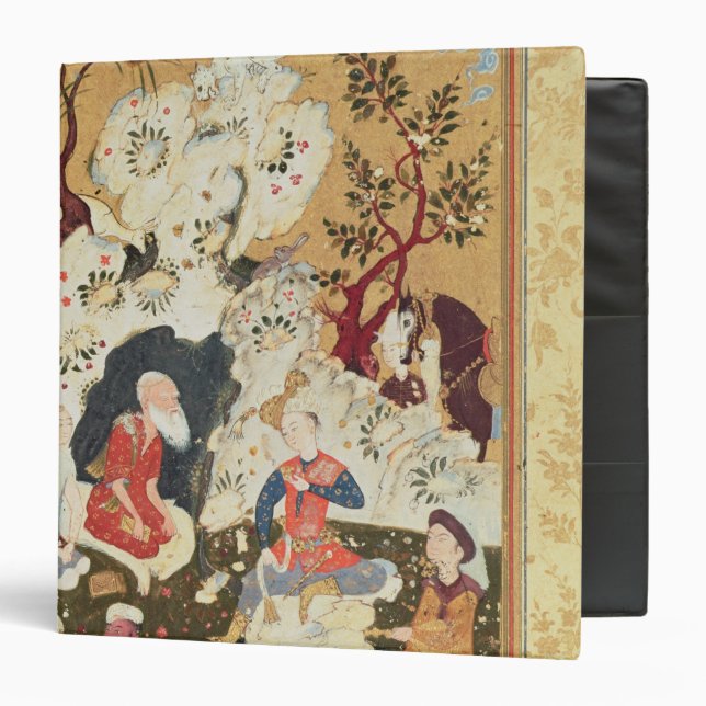 Prince visiting an Ascetic 3 Ring Binder (Front/Inside)