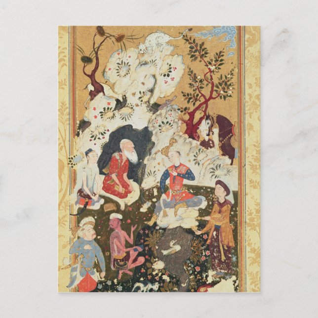 Prince visiting an Ascetic Postcard (Front)